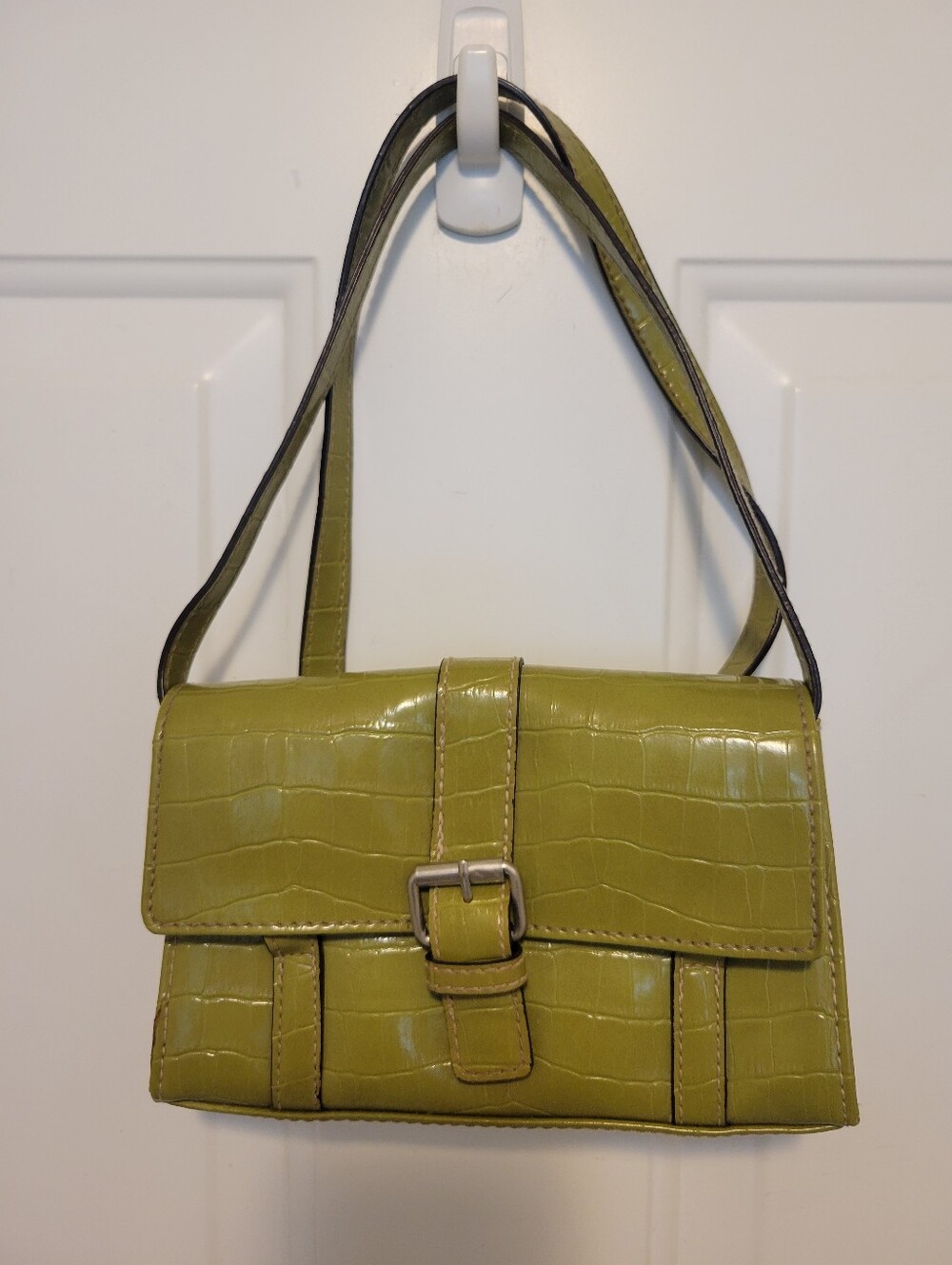 Liz Claiborne Faux Crocodile Bag